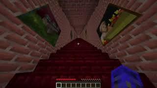 Super Mario 64 endless staircase in Minecraft