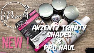 Akzentz Trinity Shades & Pro Haul  With swatches