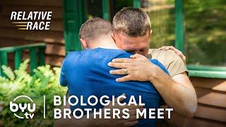 Biological Brothers Meet For The First Time  Relative Race  BYUtv