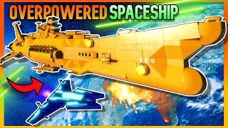 2v1 Space Fighters VS OVERPOWERED SPACE-BATTLESHIP