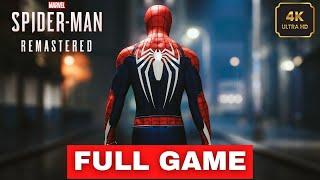 SPIDER-MAN REMASTERED PC Gameplay Walkthrough FULL GAME 4K 60FPS - No Commentary