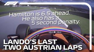 Lando Norris Last Two Laps In Full With Team Radio  2020 Austrian Grand Prix