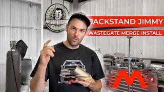 Jackstand Jimmy Installs and Talks Through the Wastegate Merge - How To Twin Turbo Gate Merge