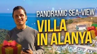 Top Villa with Panoramic Sea-View in Alanya Turkey 2024