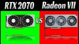 AMD Radeon VII vs Nvidia RTX 2070 1080p 1440p 2160p 4K. 12 Games and 36 tests.