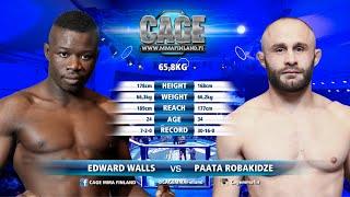 CAGE 45 Edward Walls vs Paata Robakidze Full Fight MMA