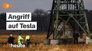 Gefährlicher Linksextremismus Der Anschlag auf das Tesla-Werk in Grünheide  frontal