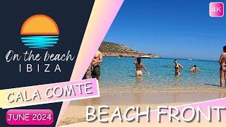 Cala Comte June 2024 Beach Front YouTube 4K