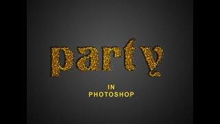 Photoshop Tutorial - Party Text Effect in Photoshop