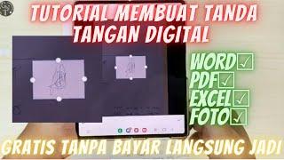 CARA MUDAH MEMBUAT TANDA TANGAN DIGITAL HANYA DENGAN HP ANDROID TANPA RIBET