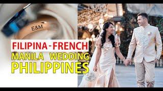 Filipina Married to French Filipina-French Manila Wedding