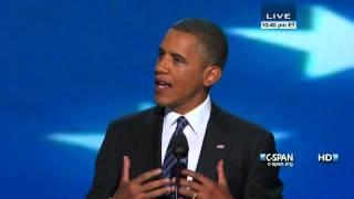 President Obama Acceptance Speech at 2012 Democratic National Convention C-SPAN - Full Speech