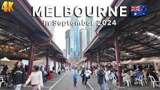 Exploring Melbourne Australia Queen Victoria Market in September 2024