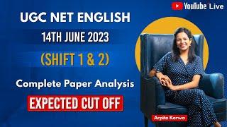 UGC NET English 14th June 2023 Complete Analysis & Expected Cut Off