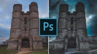 How to Create DARK and GLOOMY Effect   Photoshop CC Tutorial 