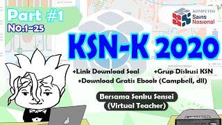 Pembahasan Soal KSN-K Biologi SMA 2020 Nomor 1 sampai 25 Lvl#4-5 Bersama Senku Sensei V-Teacher