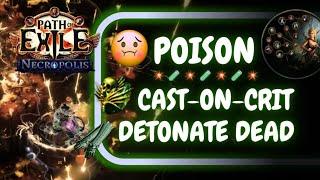 PoE 3.24 Poison Rain of Arrows CoC Detonate Dead Magic Find Starter Teaser for 3.25