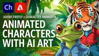 Making Animated Characters with AI Art Adobe Character Animator Tutorial