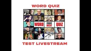 Word Quiz - Test Livestream