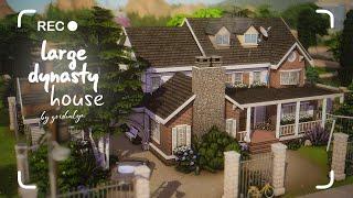 Большой династийный дом ‍‍‍  Строительство  The Sims 4  No CC