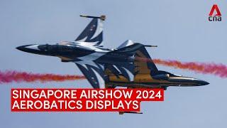 Singapore Airshow flying display Korea Air Forces Black Eagles RSAF Indonesia Air Force team