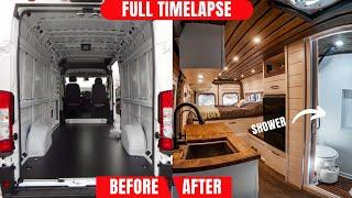 Van Build Timelapse  DIY Promaster Conversion  Vanlife