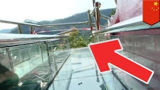 Slippery glass slide accident leaves 1 dead 6 injured - TomoNews