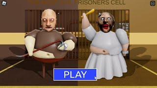 NEW UPDATE GRANNY Barry Vs GRANDPA Barry in BARRYS PRISON RUN New Scary Obby #Roblox
