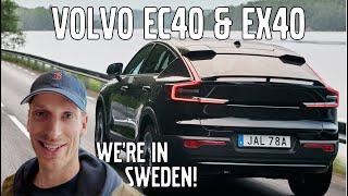 VOLVO EC40 & EX40 First look in Sweden