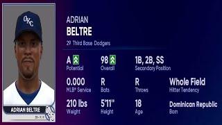 How To Create Adrian Beltre MLB The Show 22