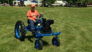 Classic Garden Tractor Built Just After World War Two The 1946 Economy Cable Steer Tractor.