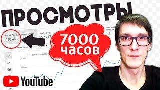 Как набрать 4000 часов просмотров  Как увеличить просмотры на видео