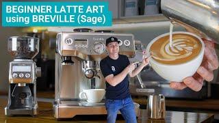 Beginner Latte Art with the Breville Sage Dual Boiler Tips and Tricks