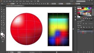 How To Use the Mesh Tool in Adobe Illustrator  Part 1 - Basic Shapes