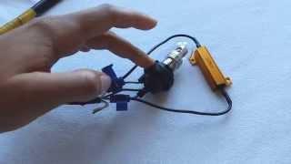 DIY - How to Install LED Blinker  Turn Signal Resistors  - Enlight Tutorial