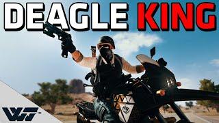 DEAGLE KING - The new Desert Eagle is INSANE from a bike - PUBG