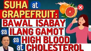 Suha at Grapefruit Bawal Isabay sa Ilang Gamot sa High Blood at Cholesterol. - By Doc Willie Ong
