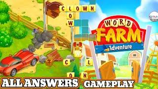 WORD FARM ADVENTURE GAMEPLAY All Answers & Levels Filga