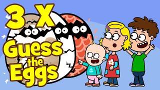  Guess The Eggs  Childrens Song Guessing Game - Quiz Song  Hooray Kids Songs & Nursery Rhymes