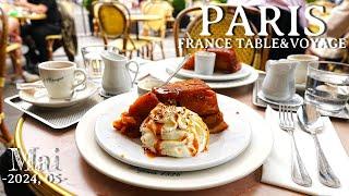 Paris in May  Exquisite tarte tatin  Beautiful rainy landscape  Relax Paris