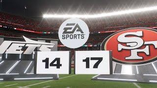 FULL GAME-JETS VS 49ERS MADDEN 25 WEEK ONE