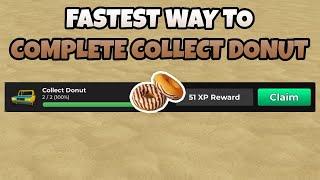 Fastest Ways To Complete Collect Donut Daily Quest  Roblox A Dusty Trip