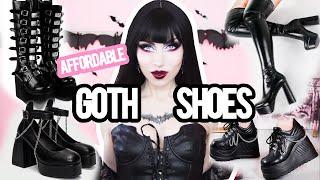  ROMWE GOTH SHOE HAUL  Affordable Alternative Footwear - Goth Fashion on a Budget  Vesmedinia