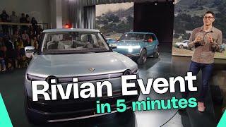 Rivians R2 R3 and R3X launch event in 5 minutes