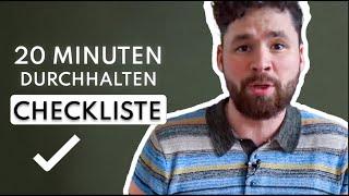 Länger durchhalten im Bett Anleitung mit Checkliste