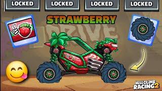 Hill Climb Racing 2 - ROCK BOUNCER STRAWBERRY  LEGENDARY PAINT OFFER & GAMEPLAY