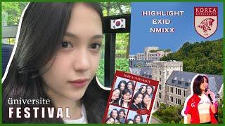 VLOG𐙚  KORE ÜNİVERSİTESİ FESTİVALİ ️ Beast EXID NMIXX….. Ep.13