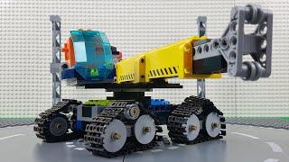 LEGO Experimental Cars and Police Truck vs Excavator Power Wheels STOP MOTION Toy Vehicles For Kids