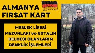 MESLEK LİSESİ MEZUNLARI VE KALFALIK BELGESİ OLANLARIN DİPLOMA DENKLİĞİ #youtube #almanyahaberleri