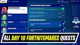 Fortnite Complete Fortnitemares Quests Day 10 - How to complete Fortnitemares Challenges Season 4
